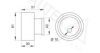 FIAT 46740727 Tensioner Pulley, timing belt